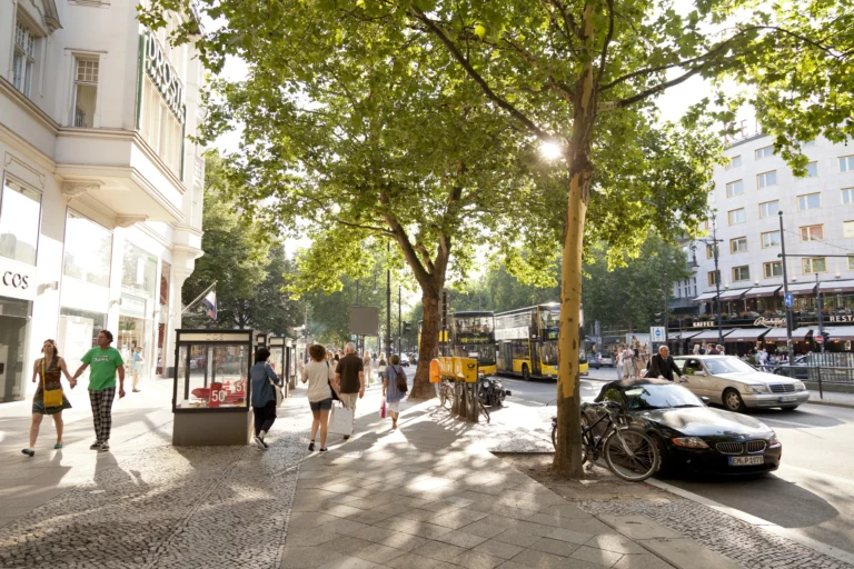 Shopping auf dem Kudamm in Berlin